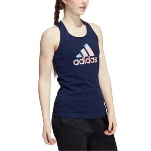 Adidas Women's Cotton Logo Americana Tank Top M Size NWT